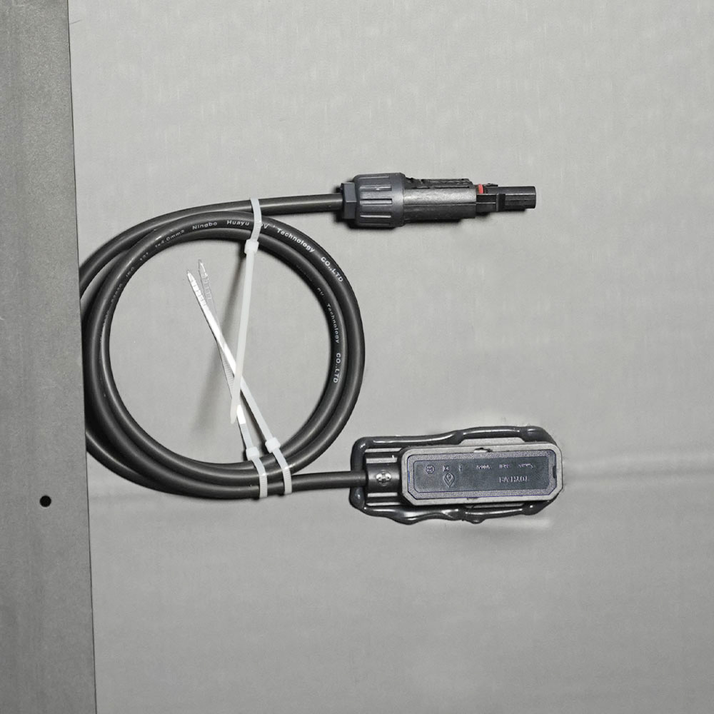 M166H660 350-385 W Pojedyncze szkło, całość w kolorze czarnym